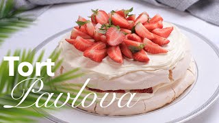 Tort PAVLOVA cu capsuni si mascarpone [upl. by Rimola]