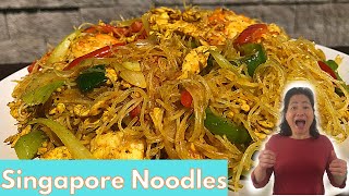 How to Make DELICIOUS Homemade Singapore Noodles [upl. by Lyon829]