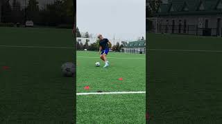 Effective Dribbling Drill For SoccerFootball [upl. by Nohsed715]