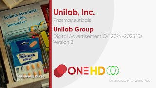 Unilab Group Digital Ad Q4 20242025 15s Philippines Version 8 HDST [upl. by Elleirol703]