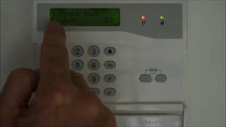 How to turn burglar alarm chime bleeps bleeping off and on [upl. by Leirua]