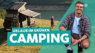 Camping Urlaub mit Wohnwagen Wohnmobil und LuxusGlamping am Strand  ARD Reisen [upl. by Neilson610]