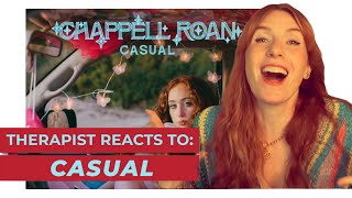 Therapist Reacts To Casual by Chappell Roan this one got me really riled up [upl. by Hanzelin386]