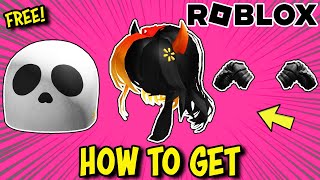 FREE ITEMS How To Get HALLOWEEEN HORNS DUAL TONED NIGHTMARE HAIR amp GHOST BUUZ CUT on Roblox [upl. by Omero]