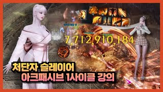 Lost Ark 처단자 슬레이어 아크패시브 1사이클 세팅 강의 [upl. by Flosser665]