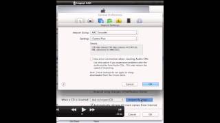 How to Setup iTunes AAC Encoder Create AAC Version [upl. by Mahseh]