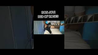 BON JOVI  BED OF ROSES SOLO COVER JHON BRIZAR rocksolo solocover guitarcover music rock [upl. by Dorkus]