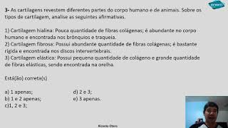 HISTOLOGIA HUMANA  Resolução de Exercícios [upl. by Pacien819]