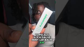 topicals slick salve mint lip balm review  1ST impressions topicals slicksalve skincare beauty [upl. by Letsirhc]