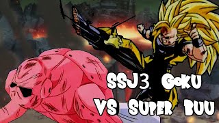 SSJ3 Goku vs Super Buu [upl. by Anahcra371]