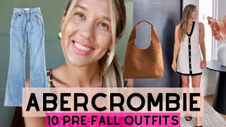 ABERCROMBIE FALL OUTFITS INCLUDING quotWEARABLEquot FALL TRENDS 10 OUTFITS  ABERCROMBIE TRY ON HAUL [upl. by Charbonnier]