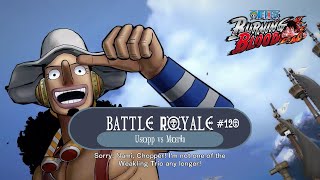 Battle Royale 120  The King of Snipers  Usopp vs Moria  One Piece  Burning Blood [upl. by Licht]