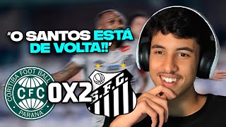 RENATO REAGE CORITIBA 0 X 2 SANTOS  MELHORES MOMENTOS  36ª RODADA BRASILEIRÃO SÉRIE B 2024  GE [upl. by Ahsillek]