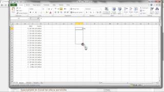 Afisare automata in excel a zilelor saptaminii in functie de data [upl. by Aetnahc]