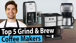 Best Grind and Brew Coffee Maker  Top 5 Reviews Buying Guide [upl. by Krantz]