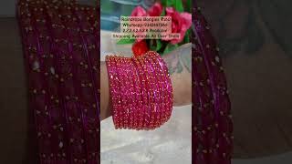 ✨️ Laras✨️RAINDROPS BANGLES ✨️To OrderWhatsapp9342497368 raindropsbangles glassbangles bangles [upl. by Dnalon]