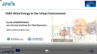 2021 H2020 Zephyr  ESR 2 Wind energy in complexurban environments [upl. by Burck]