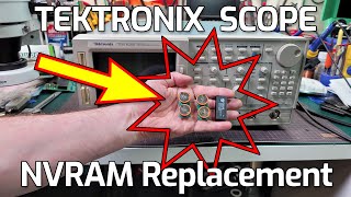 Tektronix TDS Oscilloscope NVRAM Replacement [upl. by Hagi]