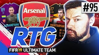 NEW ARSENAL THEMED SQUAD BUILDER  FIFA19 Road to Glory 95 Ultimate Team [upl. by Syhr]