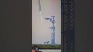 😲 SpaceX Catch Booster In Air [upl. by Nicram]