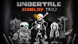 Undertale Disbelief Trio  Phase 1  Full Animation [upl. by Oirom]