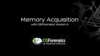 Process Specific Memory Acquisition with OSForensics V8 [upl. by Darwin291]