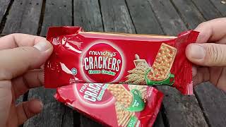 Munchys Crackers Cream Cracker [upl. by Ellehs]