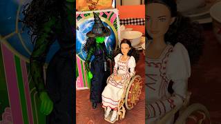 Nessarose Wicked Doll 💚🧹💗 musical disney broadway halloween music musicaldolls disney [upl. by Eelsew998]