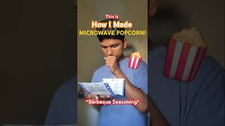 Microwave POPCORN without Microwave😬 Handcrafted BARBEQUE Seasoning🍿shorts ashortaday ReviewWAK [upl. by Balduin541]