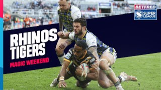 Highlights  Leeds Rhinos v Castleford Tigers Magic Weekend 2023 Betfred Super League [upl. by Farron]