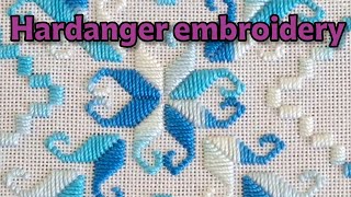 Hand embroidery techniques tutorial  Hardanger tutorial [upl. by Nightingale]