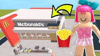 Roblox BUILDING MY OWN MCDONALDS [upl. by Zelten]