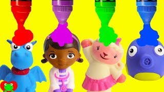 Doc McStuffins Magical Bath Learn Colors and Opposites [upl. by Siuluj]