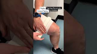 How to do Rugby Lineout Taping with Blocks [upl. by Eerahs]