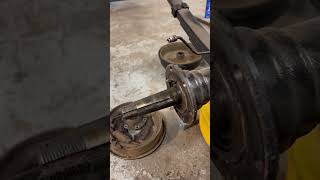 willys jeep offroad willysjeep Axle shaft end play on a 1969 Willys Jeep CJ5 is not correct [upl. by Yhprum703]