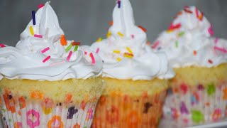 Perfect Vanilla Cupcakes for Beginners  How to Make Moist Vanilla Cupcakes  Dars Kitchen [upl. by Fonseca]