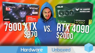 Radeon RX 7900 XTX vs GeForce RTX 4090 GeForce Premium Worth It [upl. by Loar]