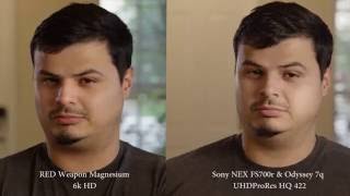 Sony NEX fs700r v Red Weapon test [upl. by Sibbie119]