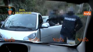 MAFIA ROMA SPETTACOLARI IMMAGINI ROS ARRESTO CARMINATI  4 Dicembre 2014 [upl. by Hajile121]