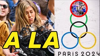 Paris 2024 Salto Con Garrocha VERGONZOSA  Jennifer Aniston Empapada De Aceite 🤭 [upl. by Cohligan]