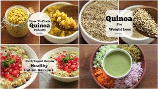 4 Healthy Quinoa Recipes For Weight Loss  Dinner Recipes  Skinny Recipes To Lose Weight Fast [upl. by Hauck]