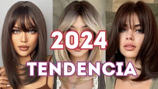 TENDENCIAS del CABELLO 2024 ✂️👌 CORTES y ESTILOS DE MUJERES [upl. by Niamor273]