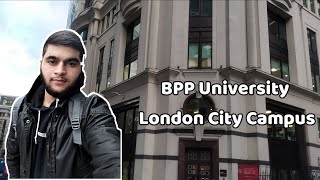 BPP University London City Campus Tour  Indian Student In UK  BPP University  Study In UK [upl. by Anaigroeg]