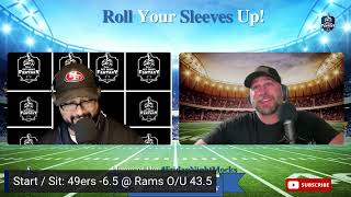 Week 3 MUST Start amp Sit Players 49ers  Rams [upl. by Cinomod]