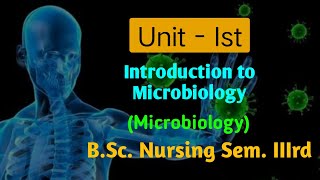 Introduction to Microbiology  microbiology bscnursing  medicotalibpoetry  nursingnotes [upl. by Aubigny]