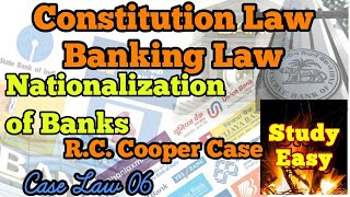 How Banks are Nationalized in India RC Cooper Vs Union of India [upl. by Lucania]