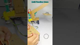 Multi Function Crane • Dc Motor  dcmotor tech youtubeshorts dcmotorproject [upl. by Fillian]