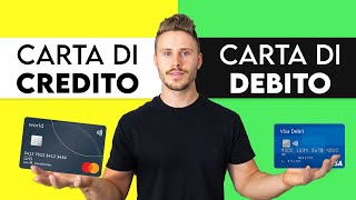 Carta di Debito VS Carta di Credito  Quale conviene di più [upl. by Acherman]