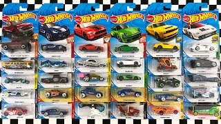 Opening 30 New Hot Wheels 2018 P Case Cars [upl. by Htiel]