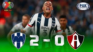 Monterrey  Atlas 20  GOLES  Jornada 19  Liga MX [upl. by Ydnys]